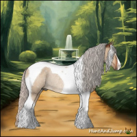 Horse Color:Silver Bay Dun Tobiano Rabicano