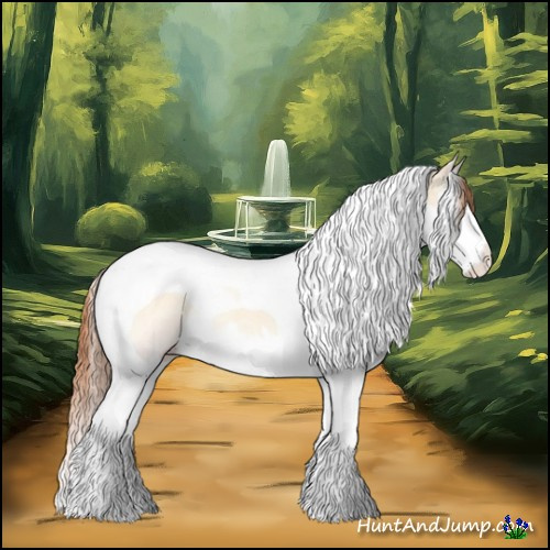 Horse Color:Gold Champagne Onyx Splash Tobiano Rabicano 