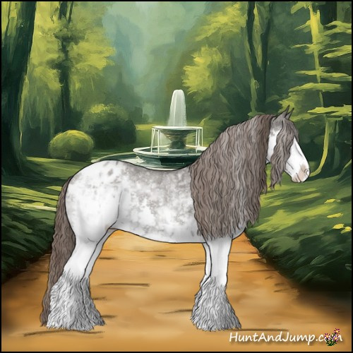 Horse Color:White Spotted Grullo Sabino Splash Appaloosa 