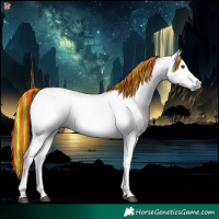 Horse Color:Gray Painted Chestnut 