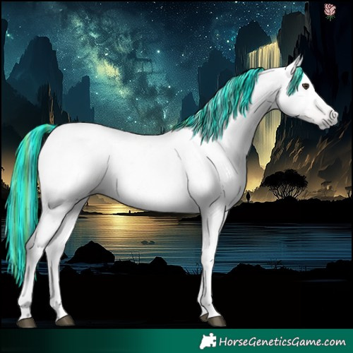 Horse Color:Gray Painted Chestnut