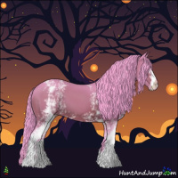 Horse Color:Watercolor White Spotted Bay 