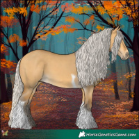 Horse Color:Silver Buckskin Dun Tobiano