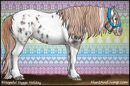Horse Color:Liver Chestnut Ice Tobiano Appaloosa 