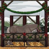 Horse Color:Silver Black 