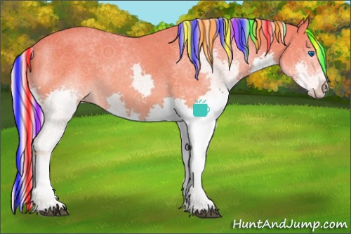 Horse Color:Painted Palomino Sabino Splash 