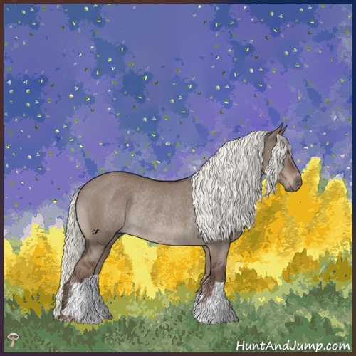 Horse Color:Liver Red Dun Mushroom Rabicano 