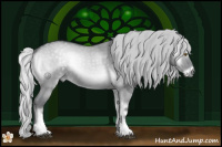 Horse Color:Silver Grullo Chinchilla Onyx Tobiano 