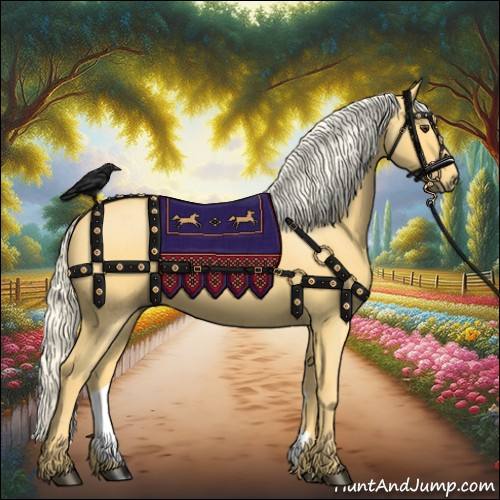 Horse Color:Palomino Roan 