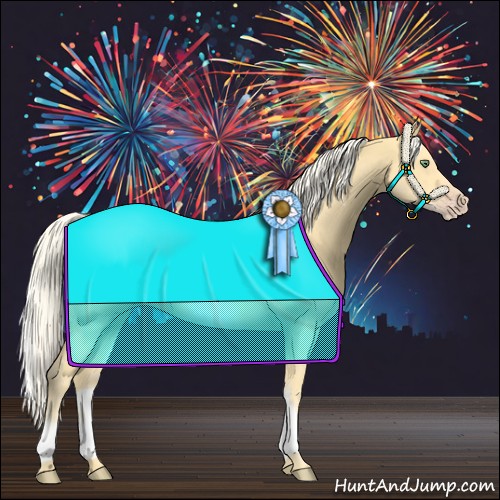 Horse Color:White Spotted Gold Cream Champagne Roan 