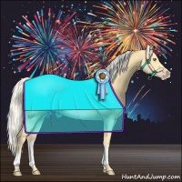 Horse Color:White Spotted Gold Cream Champagne Roan 