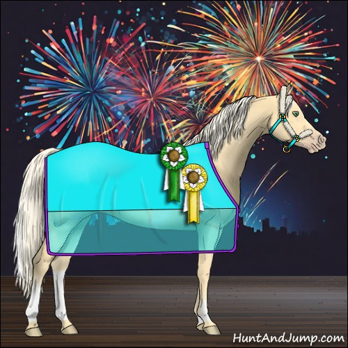 Horse Color:White Spotted Gold Cream Champagne 