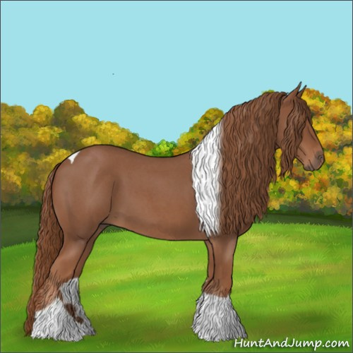 Horse Color:Red Roan Tobiano 