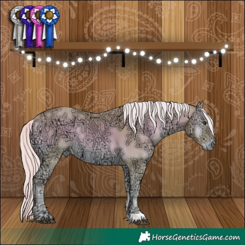 Horse Color:Watercolor Palomino Ice Onyx 