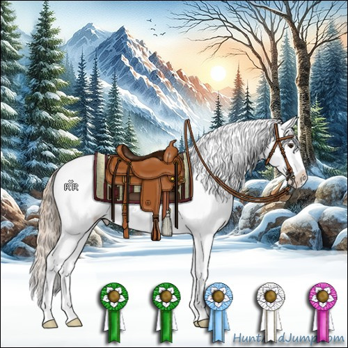 Horse Color:Chocolate Palomino Splash Snowflake Varnish 