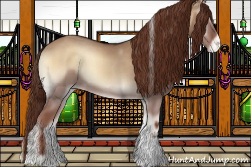 Horse Color:Red Dun Onyx Tobiano Varnish Rabicano 