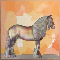 Horse Color:Nacre Silver Brown Onyx 