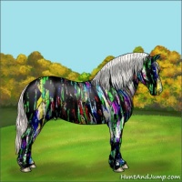 Horse Color:White Spotted Silver Classic Champagne Ice Pearl Sabino Appaloosa 