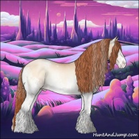 Horse Color:White Spotted Sable Champagne Pearl Onyx Varnish Rabicano