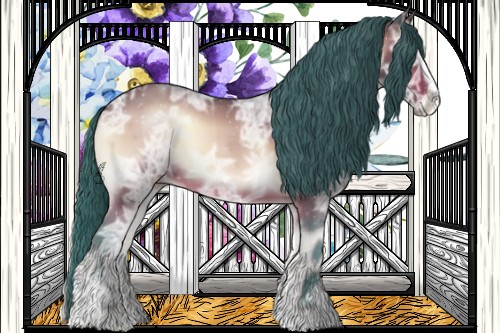 Horse Color:Watercolor Bay Ice Onyx Sabino 