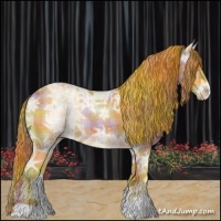 Horse Color:Nacre Plaid  Chestnut Ice 