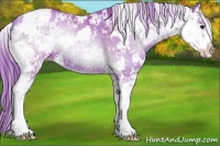 Horse Color:Watercolor Blue Onyx Pearl Sabino 