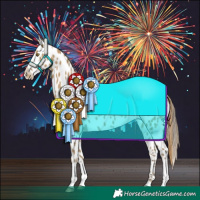 Horse Color:Classic Cream Champagne Appaloosa