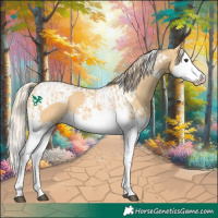 Horse Color:Palomino Dun Splash and Palomino Dun Splash Tobiano