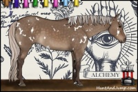 Horse Color:White Spotted Silver Brown Dun