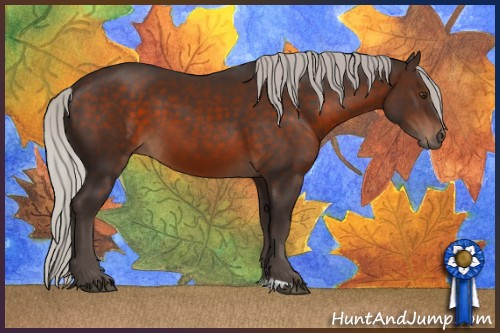 Horse Color:Silver Brown Sabino