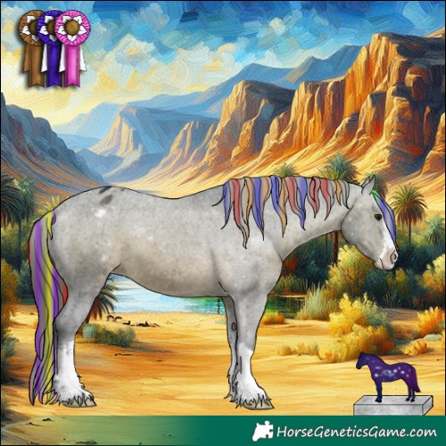 Horse Color:Painted White Spotted Brown Appaloosa 