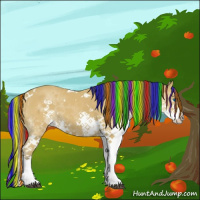Horse Color:Painted White Spotted Buckskin Splash 