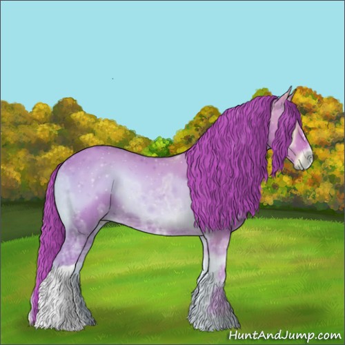 Horse Color:Watercolor Liver Red Onyx Ice