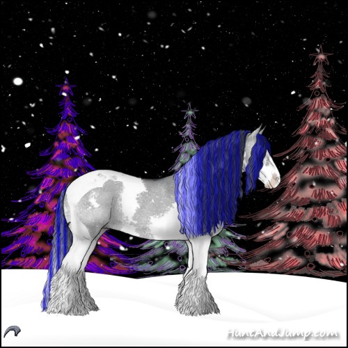 Horse Color:Painted Grullo Chinchilla Splash Tobiano Rabicano 