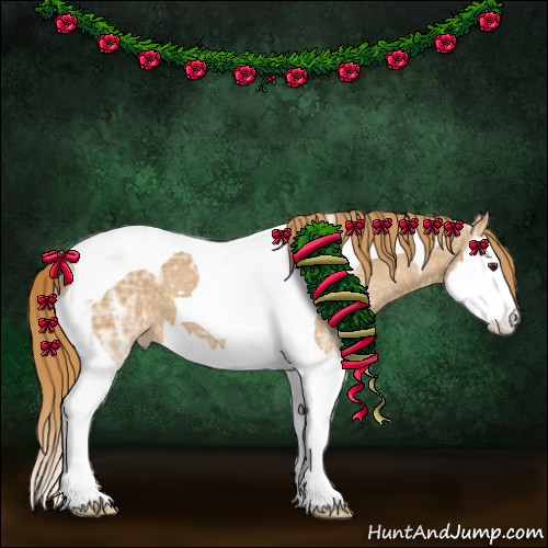 Horse Color:Chestnut Ice Splash Tobiano Varnish 