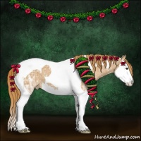 Horse Color:Chestnut Ice Splash Tobiano Varnish 