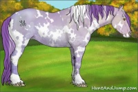 Horse Color:Watercolor White Spotted Brown Ice Pearl 
