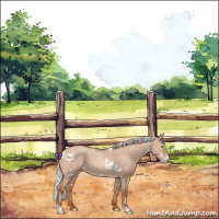 Horse Color:White Spotted Silver Amber Champagne Dun 