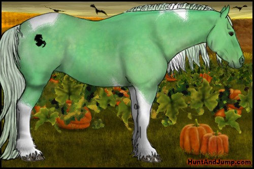 Horse Color:Watercolor Silver Black Tobiano 