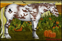 Horse Color:Painted White Spotted Silver Brown Splash 