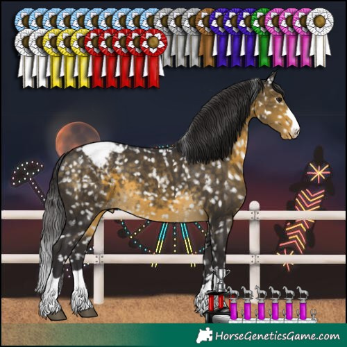 Horse Color:Buckskin Snowcap