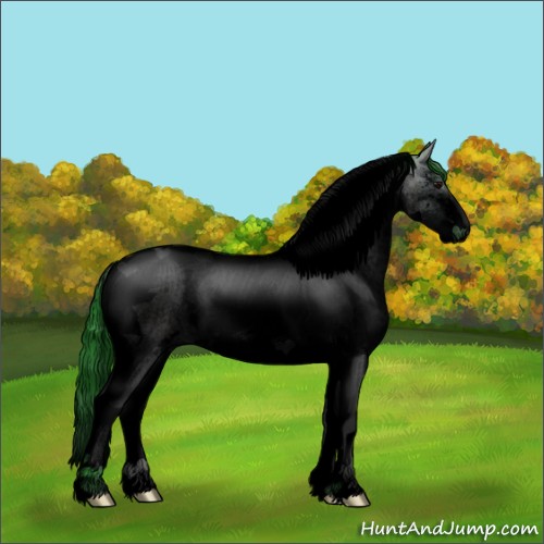 Horse Color:Void Watercolor Grullo Sabino Tobiano 
