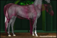 Horse Color:Silver Black Chinchilla Ice