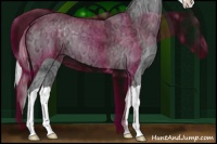 Horse Color:Silver Smoky Black Chinchilla Ice Splash 