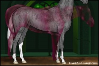 Horse Color:Silver Black Chinchilla Ice 