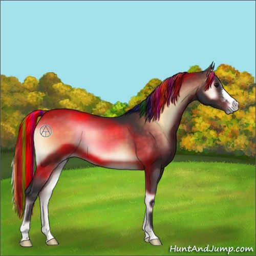 Horse Color:Painted Brown Onyx 