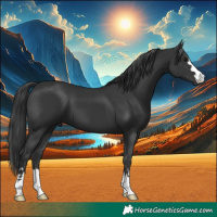 Horse Color:Black 