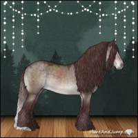 Horse Color:Platinum Chocolate Brown Dun 