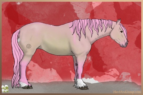 Horse Color:Watercolor Brown Dun Tobiano