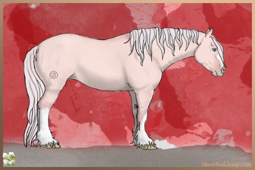 Horse Color:Watercolor Silver Amber Cream Champagne Dun 